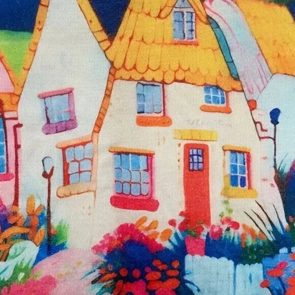 Colorful Bright Neighborhood Sweater - Picture 3 of 4